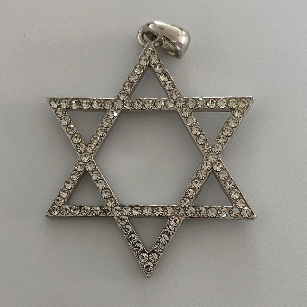 Elegant Silver Star of David ✡️ Pendant